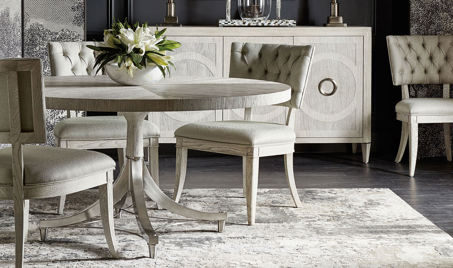 Столовая Silver Splashes от Bernhardt
