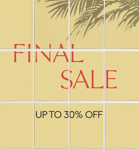 FINAL SALE до 1 сентября
