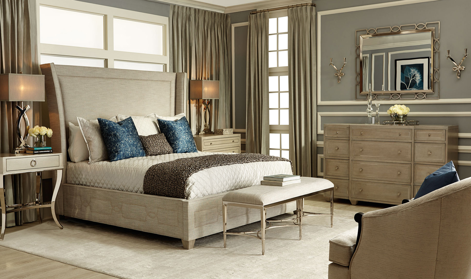 Спальня Almond от Bernhardt