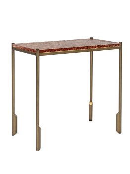 Приставной стол Дентон прямоугольный, столешница из акрила