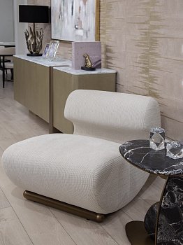 Кресло Verner 69 см, букле (кремовый)