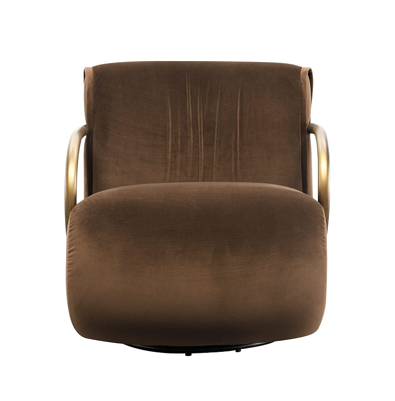 Вращающееся кресло Ario 85 см, темно-коричневый