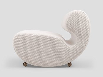 Кресло Verner 69 см, букле (кремовый)