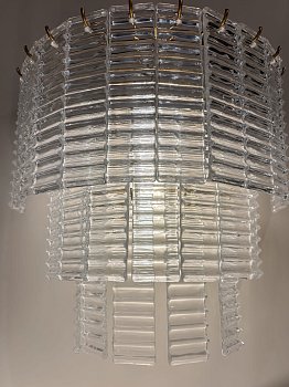 Бра Гэтсби рифленое стекло латунь 