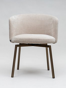 Обеденный стул Лефан, рогожка светло-бежевый меланж