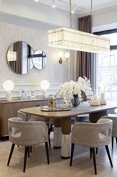 Зеркало круглое настенное Блик