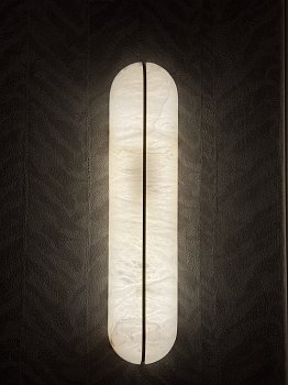 Бра Arco алебастр металл