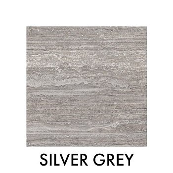 Приставной стол Матиас круглый, столешница из травертина