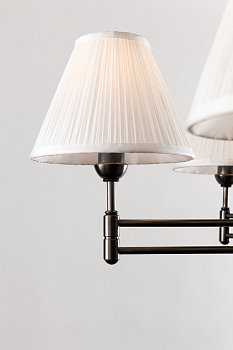 Бра Классик №1 текстиль никель