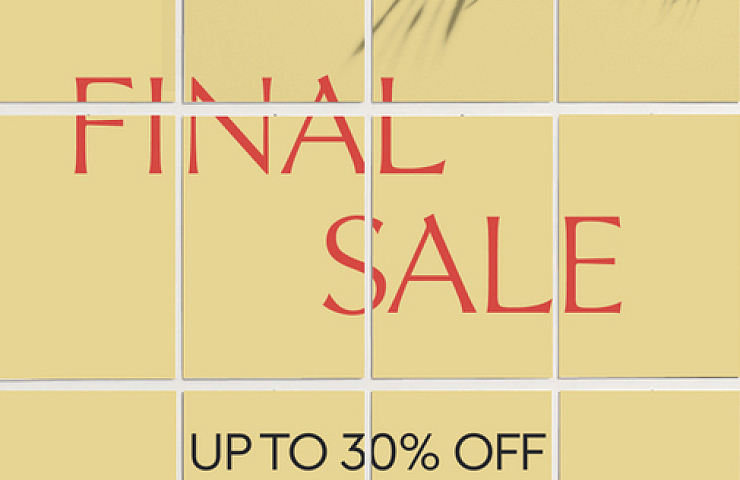 FINAL SALE до 1 сентября