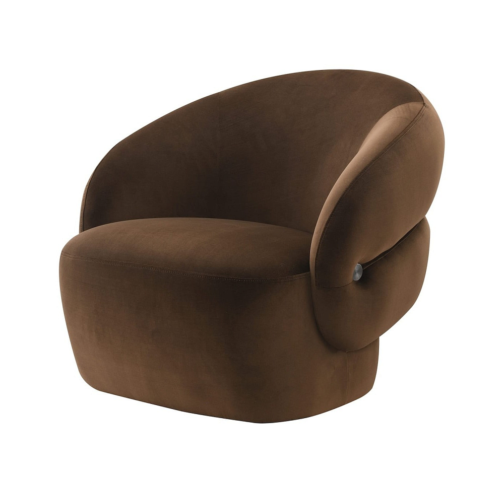 Кресло Scar 90 см, темно-коричневый