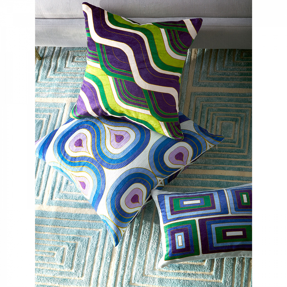 Комплект подушек Emerald/Purple Milano Mod Tide Pillow набои из 2 шт