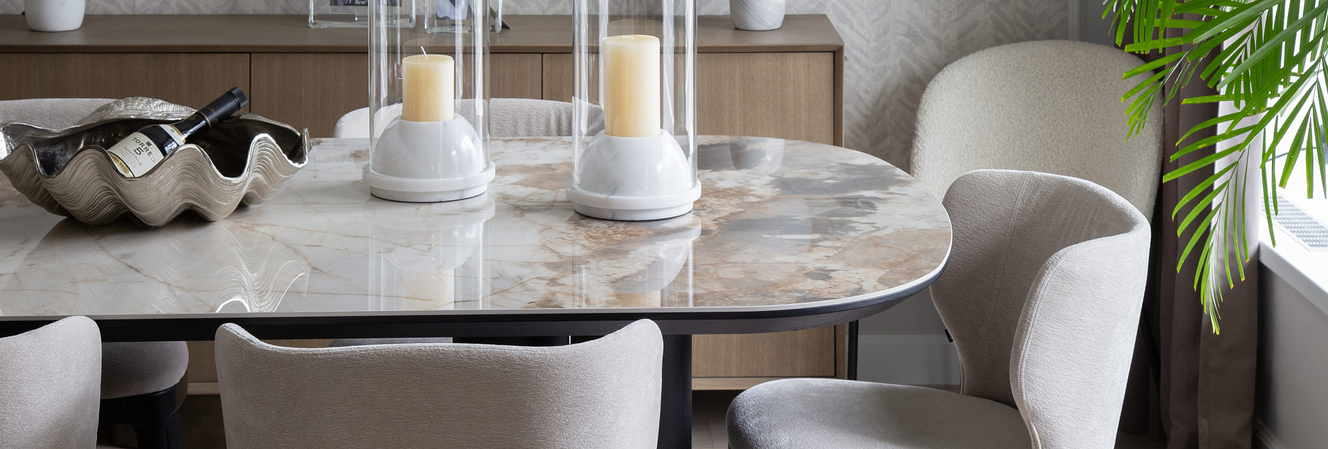 Комплект Bromo + обеденные стулья со скидкой 40%