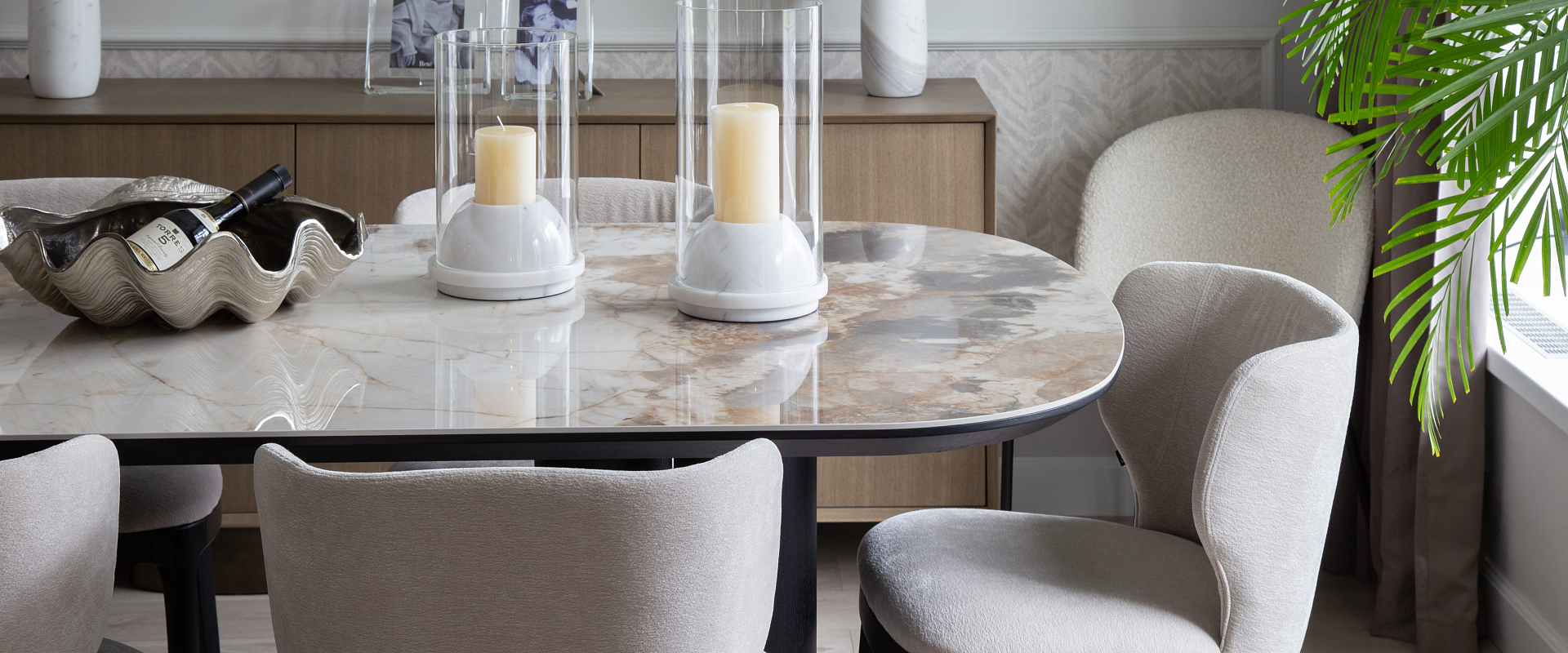 Комплект Bromo + обеденные стулья со скидкой 40%