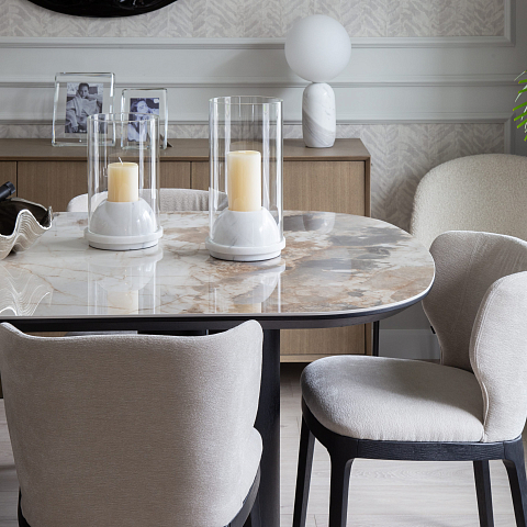 Комплект Bromo + обеденные стулья со скидкой 40%