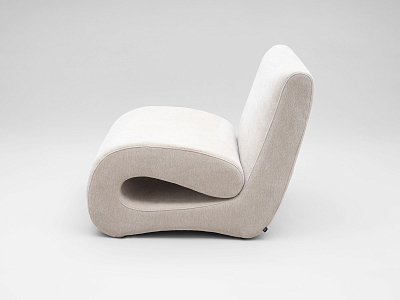 Кресло Dallas 87 см, светло-бежевый шенилл