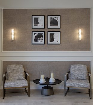 Бра Пиано S алебастр металл