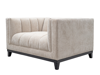 Кресло Ирвинг 97 см, светло-бежевый шенилл