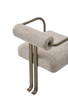 Обеденный стул Макс, букле светло-бежевый меланж