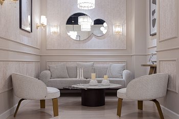 Зеркало круглое настенное Блик