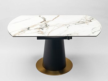 Стол обеденный раскладной Кевин, керамическая столешница Италия