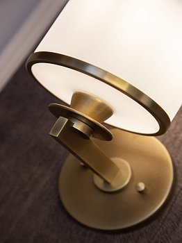 Бра Амьен стекло латунь